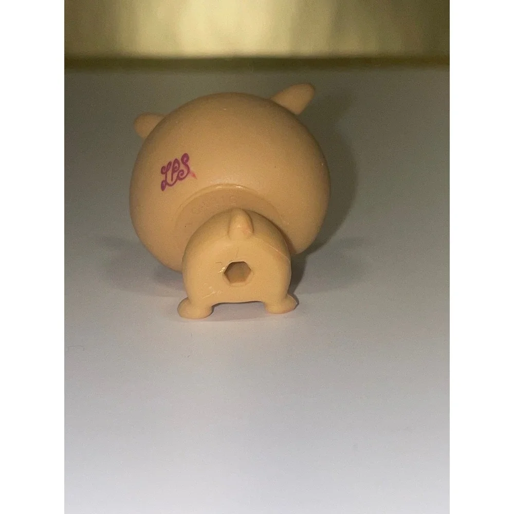 Littlest Pet Shop‎ LPS Brown Hamster 3300 Blue Eyes White Mane Hasbro